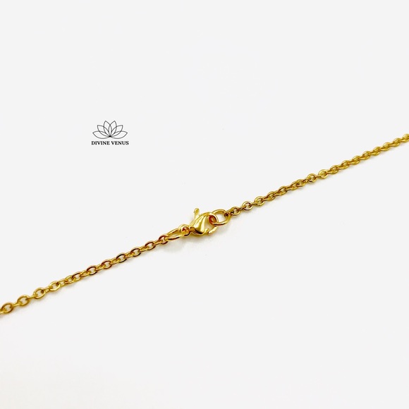 Evil Eye Necklace | Gold Plated Stainless Steel - Picture 10 of 10